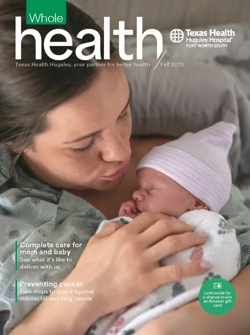 Mom and her new baby in the hospital bed